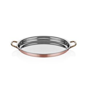 Altınbaşak A 101OS 25 Multi Metal Bakır Oval Sığ Omlet Tavası 25x17 cm