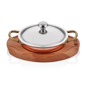 Altınbaşak A 101YS 12KA Bakır Yumurta Sahanı 12 cm + Nihale + Kapak