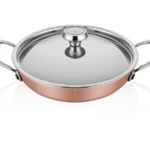 Altınbaşak A 102YS 18K Elit Bakır Yumurta Sahanı 18 cm + Kapak