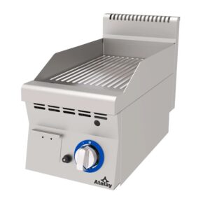 Atalay 600 Seri Nervürlü Krom Pleyt Izgara Set Üstü Gazlı 30x60 Cm