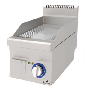 Atalay 600 Seri Nervürlü Krom Pleyt Izgara Set Üstü Elektrikli 30x60 Cm