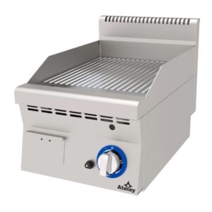 Atalay 600 Seri Nervürlü Pleyt Izgara Set Üstü Gazlı 40x60 Cm