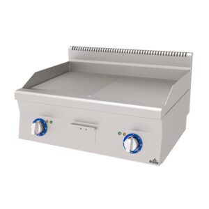 Atalay 600 Seri Yarı Nervürlü Pleyt Izgara Set Üstü Elektrikli 80x60 Cm