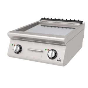 Atalay 730 Seri Düz Krom Pleyt Izgara Set Üstü Elektrikli 60x73 Cm