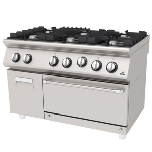 Atalay 730 Seri Kuzine Fırın 6 Gözlü Dolaplı Gazlı 120x73 Cm