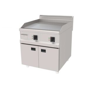 Atalay 900 Seri Nervürlü Krom Pleyt Izgara Dolaplı Elektrikli 80x90 Cm