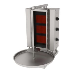 Atalay ADGC - 3 S Döner Ocağı Sabit Camlı 3 Radyanlı Gazlı