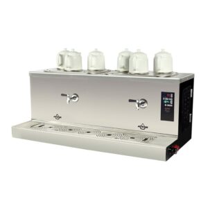 Ateşe Cappadocia Smart Plus Elektrikli Statik 6 Demlikli Çay Kazanı, 30+30 L