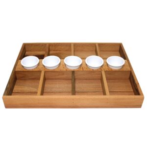 Biradlı Combo Ahşap Bölmeli Sunum Kasası