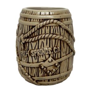 Biradlı GRV-20227 Seramik Tiki Kokteyl Bardağı, 6.5x10 cm, 350 cc