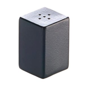 Biradlı GRV-296 Kare Bodur Tuzluk, Siyah