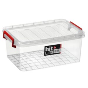 Bora Plastik Kapaklı Saklama Kabı No:12 13.5 Litre Şeffaf