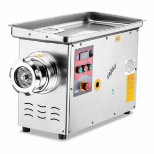 Çağdaş Paslanmaz Soğutmalı Et Kıyma Makinesi No 32, Sifero Çelik Döküm Kafa, 380 V, 750 Kg/Saat