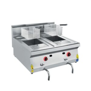 CSA 700 Edge Seri Fritöz Set Üstü Lpg'li 10+10 Lt 80x70 Cm