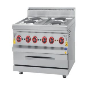 CSA 700 Seri Kuzine Fırın 4 Yuvarlak Pleytli Elektrikli 80x70 Cm