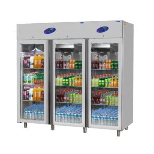 CSA CS.DBNL.2100 KMB.C.2N1L Dik Tip Kombine Buzdolabı 3 Cam Kapılı 2100 L 430 Kalite