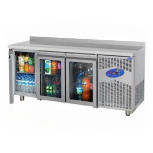 CSA CS.TEZ.3.700.C Tezgah Tipi Buzdolabı 3 Cam Kapılı 188x70 Cm 474 L 430 Kalite