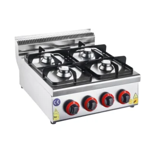 CSA Snack Seri 4 Gözlü Ocak Set Üstü Doğalgazlı 50x57 Cm