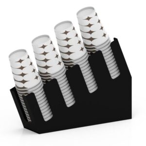 Decorelax 4 Bölmeli Eğimli Karton Bardak Standı 16 Oz