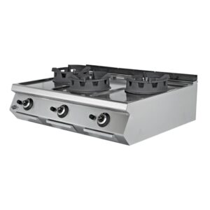Empero 700 Plus Seri 3 Gözlü Wok Ocak Set Üstü Gazlı 120x73 Cm