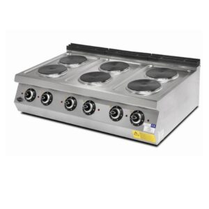 Empero 700 Plus Seri 6 Yuvarlak Pleytli Ocak Set Üstü Elektrikli 120x73 Cm