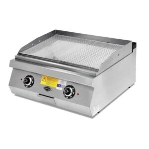 Empero 900 Plus Seri Oluklu Krom Pleyt Izgara Set Üstü Elektrikli 80x90 Cm