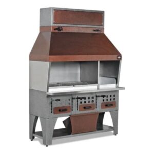 Empero Duvar Tipi Izgara Boyalı Kömürlü 215x75x215 Cm