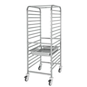 Empero Gn Tepsi Taşıma Arabası Tekli 1/1 GN 17 Küvet Kapasiteli