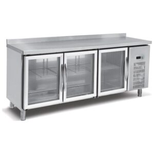 Empero Klasik Seri Tezgah Tipi Buzdolabı Camlı 3 Kapılı 400 Lt