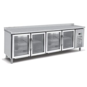 Empero Klasik Seri Tezgah Tipi Buzdolabı Camlı 4 Kapılı 550 Lt