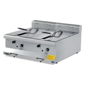 Empero Snack Seri Fritöz Set Üstü Gazlı 10+10 Lt 60x63 Cm