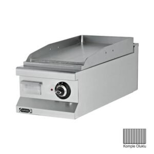 Empero Snack Seri Oluklu Krom Pleyt Izgara Set Üstü Elektrikli 40x63 Cm