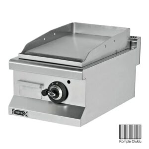 Empero Snack Seri Oluklu Krom Pleyt Izgara Set Üstü Gazlı 40x63 Cm