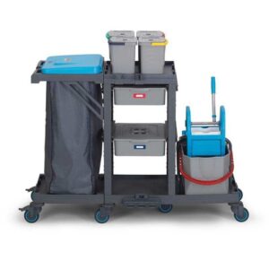 Fantom Procart 342 Pres Kovalı Temizlik Arabası, Çöp Bölmeli