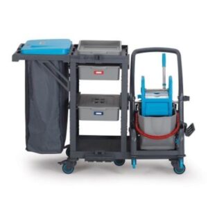 Fantom Procart 73141 Aksesuar Takımlı Temizlik Arabası, Çöp Bölmeli