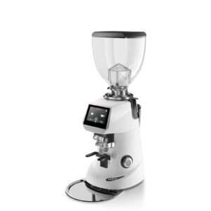 Fiorenzato F64 Evo Pro Dark Titanyum Soğutmalı On Demand Kahve Değirmeni, 64 mm, Beyaz