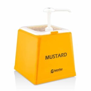 GastroPlast GDH-01 Tekli Hardal Dispanseri 2.5 L Sarı