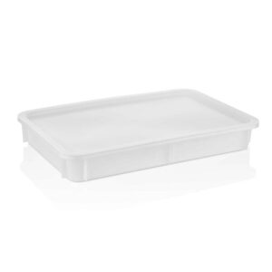 GastroPlast GPH-100/2 Polipropilen Pizza Hamur Teknesi 30x40x10 Cm Beyaz