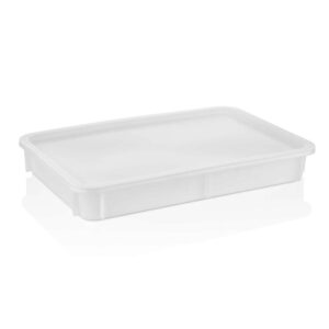 GastroPlast GPHPE-75/2 Polietilen Pizza Hamur Teknesi 30x40x7.5 Cm Beyaz