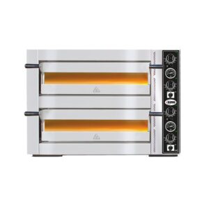 GMG Bello Serisi PE 44 DE Pizza Fırını 4+4 Tepsi Kapasiteli