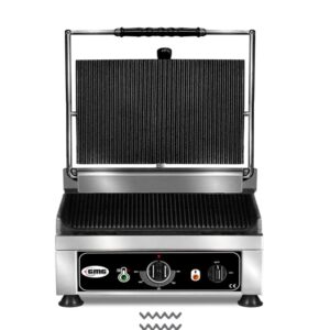 GMG KG 2745 E Yarı Oluklu Tost Makinesi, 45x27 cm