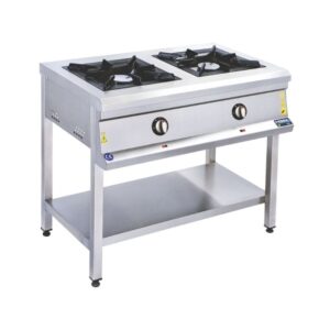 Görkem 2 Gözlü Taban Raflı Ocak Gazlı 100x60 Cm