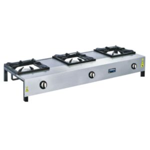 Görkem 3 Gözlü Kısa Ayak Lokanta Ocağı Gazlı 139x47 Cm