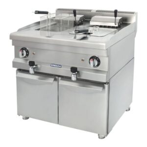 Görkem 600 Seri Fritöz Dolaplı Gazlı 9+9 Lt 60x61 Cm