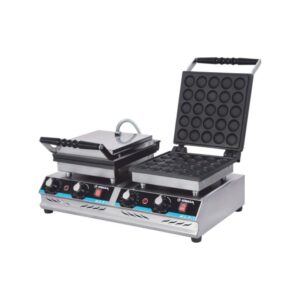 Görkem Bubble Waffle Makinesi Kapaklı Çiftli Elektrikli