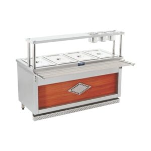 Görkem Sıcak Servis Ünitesi 4 Adet 1/1 Kapasiteli Gazlı 150x65 Cm