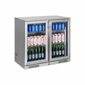 Gtech SC-228F-S Basic Line Bar Tipi Şişe Soğutucu 2 Kapılı, Inox