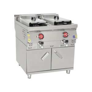 Himaksan Dolaplı Fritöz, 24+24 Litre, Elektrikli 80x90 Cm HMK-DFE 898