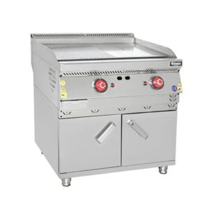 Himaksan Dolaplı Yarı Nevrürlü Pleyt Izgara, Gazlı, 80x90 cm HMK-DIZGY 898