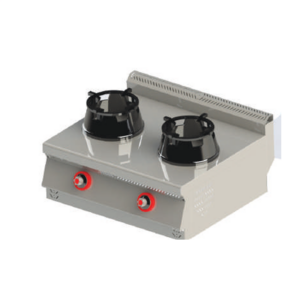 Himaksan Set Üstü, 2 Gözlü Wog Ocak, Gazlı, 80x70 cm HMK-SWOG 873